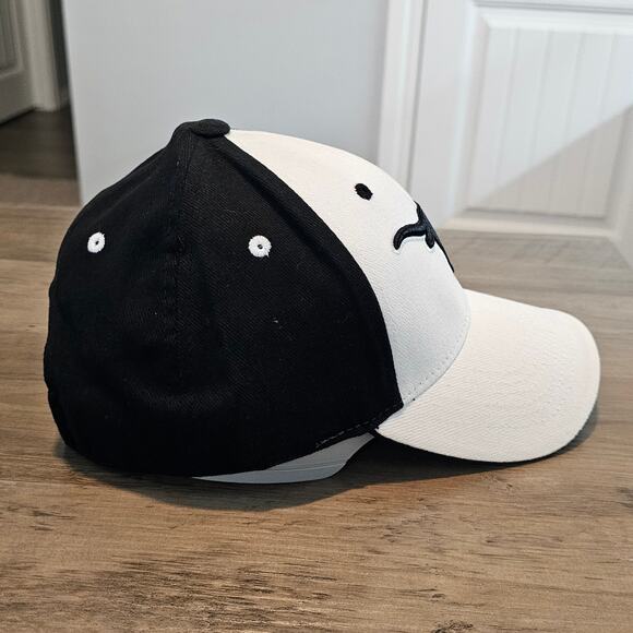 Vintage UT Texas Longhorns Strapback Hat Cap Y2K White Black NCAA Retro College - Picture 5 of 9